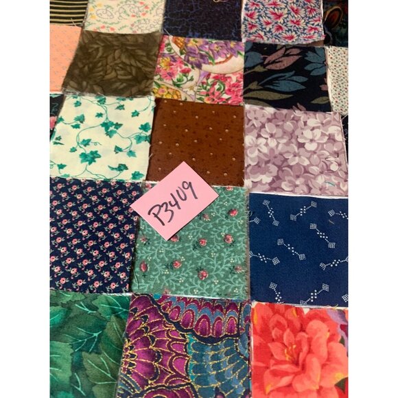 108-Piece 2.5" Cotton Quilting Squares Scrap Fabric Patchwork Lot - Picture 8 of 8